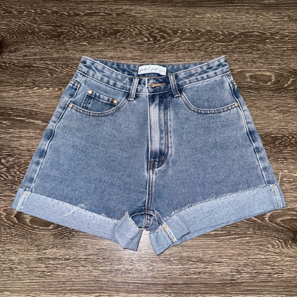 Petal & Pup Blue Jean Shorts